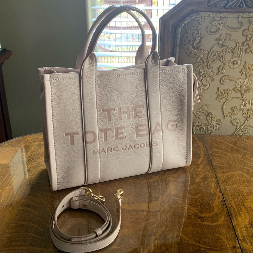 Marc Jacobs THE TOTE pink leather bag - Picture 11 of 11